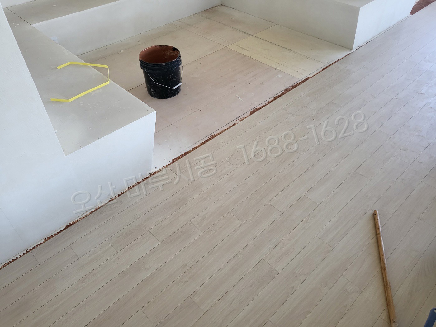 탑동 바닥공사 마루시공업체 시공 전
