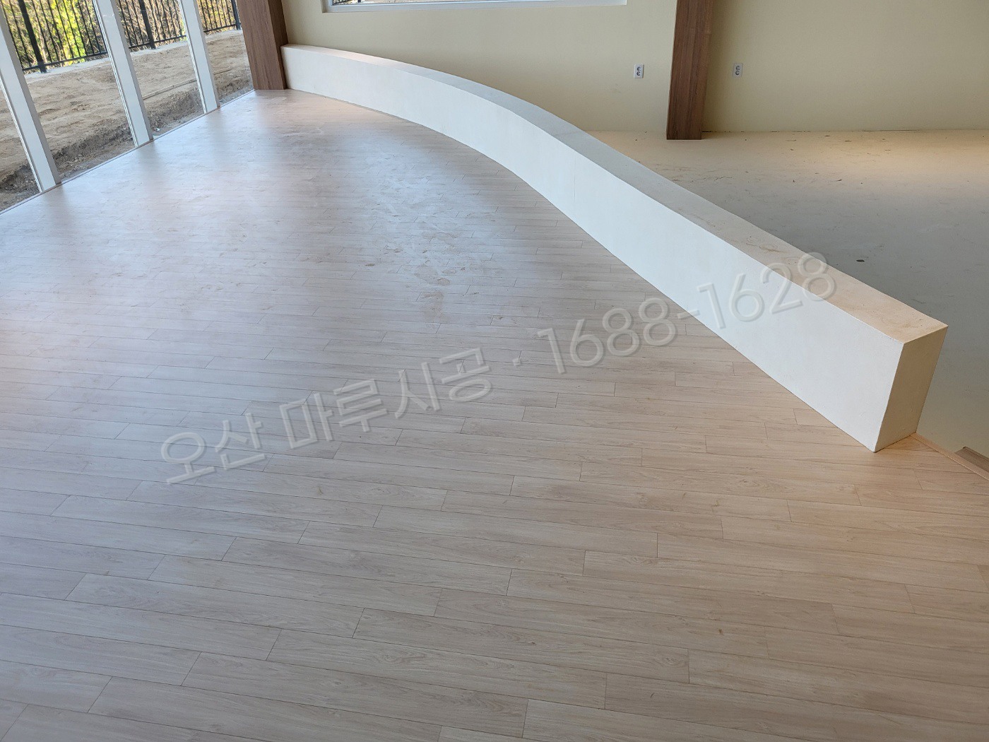탑동 바닥공사 마루시공업체 시공 후
